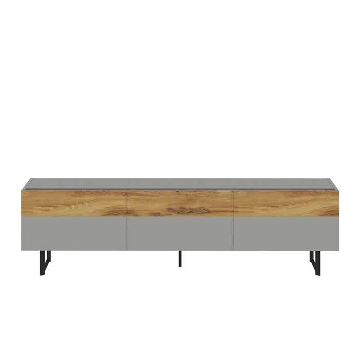 Hanah Home Soporte de TV Gris y Roble Hanah Home Soporte de TV Gris y Roble